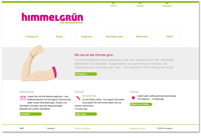 himmelgruen - website